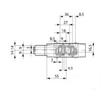 Bosch/Rexroth 5/2 Pneumatik Wegeventi,, Art.Nr.: 0820024997
